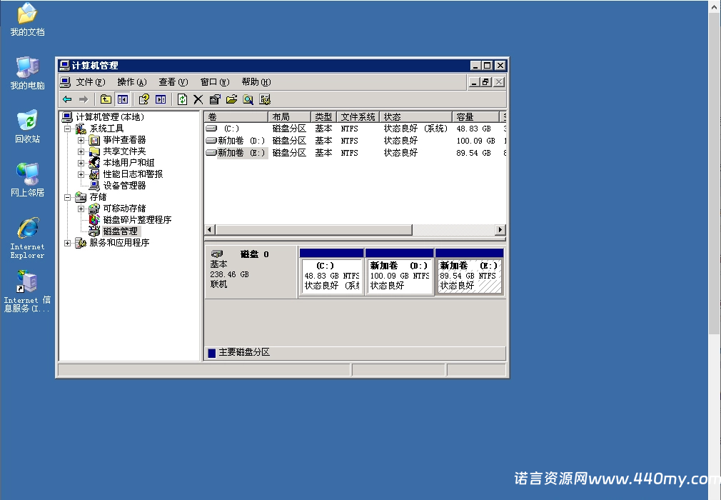 win服务器怎么给磁盘分区Windows服务器分盘操作方法-China·诺言资源网